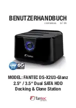 Fantec DS-X2U3-Alu User Manual preview