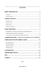 Предварительный просмотр 2 страницы Fantec MM-FH36US Operation Manual