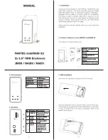 Preview for 1 page of Fantec mobiRAID X2 Manual