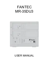 Fantec MR-35DU3 User Manual preview