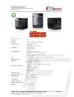 Fantec QB-35US3R Specification preview