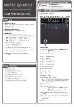 Preview for 1 page of Fantec QB-X8US3 Quick Installation Manual