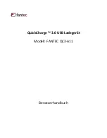 Preview for 7 page of Fantec QuickCharge QC3-A11 User Manual