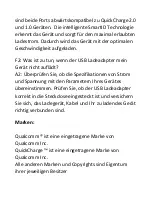 Preview for 11 page of Fantec QuickCharge QC3-AC22 User Manual