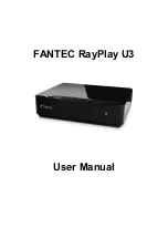 Preview for 1 page of Fantec RayPlay U3 User Manual