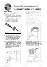 Fantech Compact Cooler CC Serie Assembly Instructions preview