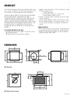 Preview for 3 page of Fantech DBLT 4W Installation And Operation Manual