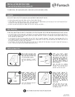 Fantech ECO-Touch Installation Instructions preview