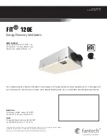 Fantech FIT 120E Manual preview