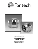 Preview for 1 page of Fantech FKD 8XL Installation And Maintenance Instructions Manual