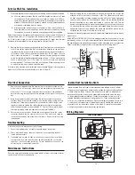 Preview for 2 page of Fantech PBW110 Installation, Operation And Maintenance Manual