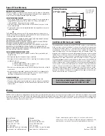 Preview for 4 page of Fantech PBW110 Installation, Operation And Maintenance Manual