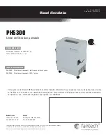 Предварительный просмотр 9 страницы Fantech PHS300 Installation And Operation Manual