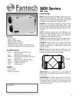 Предварительный просмотр 3 страницы Fantech SER 1504 Installation, Operation And Maintenance Manual