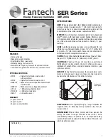 Preview for 7 page of Fantech SER 1504 Installation, Operation And Maintenance Manual