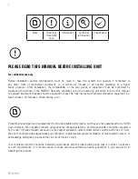 Preview for 2 page of Fantech SER150 Installation Manual