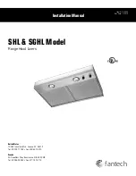 Fantech SHL36 Installation Manual предпросмотр