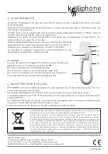 Preview for 2 page of Fantini Cosmi aspira kaliphone Quick Start Manual