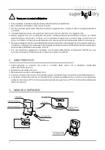 Preview for 4 page of Fantini Cosmi Aspira SUPERKALI A-VB User And Installation Manual