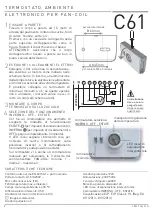 Preview for 2 page of Fantini Cosmi C61 Quick Start Manual