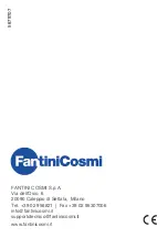 Preview for 40 page of Fantini Cosmi C801 Instruction Manual