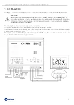 Предварительный просмотр 5 страницы Fantini Cosmi CH176D Instructions For Use Manual