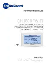 Fantini Cosmi CH180RFWIFI Instructions For Use Manual preview