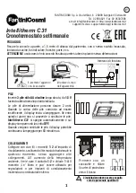 Fantini Cosmi Intellitherm C31 Manual preview