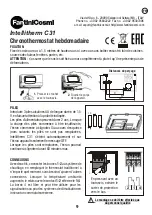 Preview for 9 page of Fantini Cosmi Intellitherm C31 Manual