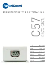 Предварительный просмотр 1 страницы Fantini Cosmi Intellitherm C57 Manual