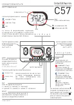 Предварительный просмотр 3 страницы Fantini Cosmi Intellitherm C57 Manual