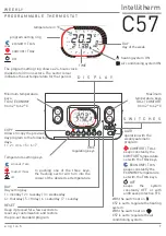 Предварительный просмотр 7 страницы Fantini Cosmi Intellitherm C57 Manual