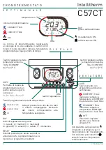 Предварительный просмотр 3 страницы Fantini Cosmi Intellitherm C57CT Installation Manual