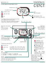 Предварительный просмотр 7 страницы Fantini Cosmi Intellitherm C57CT Installation Manual