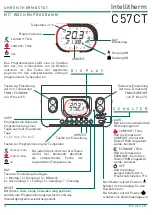 Предварительный просмотр 19 страницы Fantini Cosmi Intellitherm C57CT Installation Manual