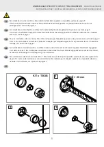 Предварительный просмотр 5 страницы Fantini Rubinetti ABOUTWATER T585B Instructions Manual