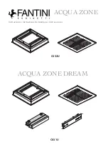 Preview for 1 page of Fantini Rubinetti ACQUA ZONE DREAM C032U Instructions Manual