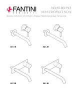 Fantini Rubinetti E811B Instructions Manual предпросмотр