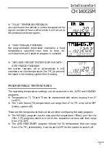 Предварительный просмотр 9 страницы FantiniCosmi CH140GSM Manual