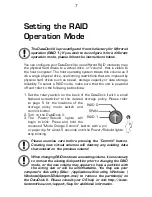 Предварительный просмотр 7 страницы Fantom Drives DataDock II Quick Start Manual