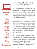 Preview for 3 page of Fantom Drives eXtreme Thunderbolt 3 User Manual