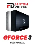 Preview for 1 page of Fantom Drives Gforce 3 User Manual