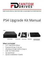 Preview for 1 page of Fantom Drives PS4 Manual