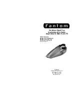 Предварительный просмотр 1 страницы Fantom 14.4 V DC Owner'S Manual