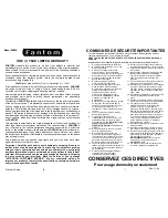 Предварительный просмотр 10 страницы Fantom 14.4 V DC Owner'S Manual