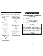 Предварительный просмотр 4 страницы Fantom AP500H Owner'S Manual