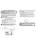 Предварительный просмотр 5 страницы Fantom FM1705K Owner'S Manual