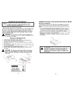 Предварительный просмотр 8 страницы Fantom FM1705K Owner'S Manual