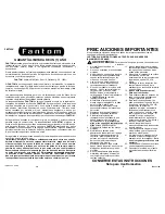 Предварительный просмотр 11 страницы Fantom FM1705K Owner'S Manual