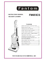 Preview for 1 page of Fantom FM655CS Instruction Manual